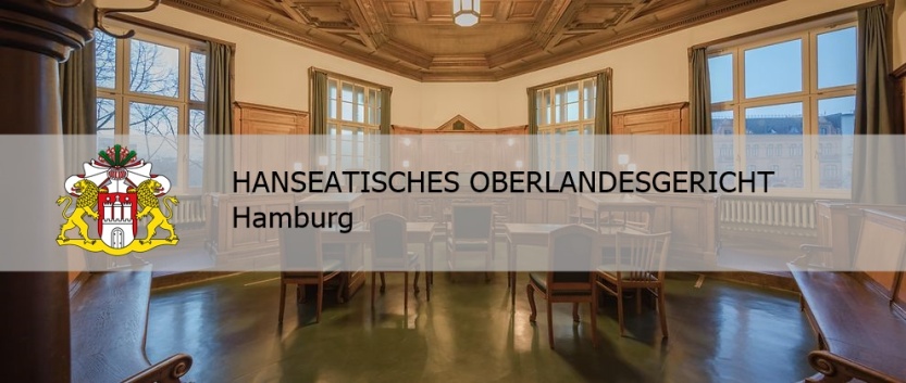 HAMBURG - Hanseatisches Oberlandesgericht, Beschluss gegen den ersten Mobber ergangen.